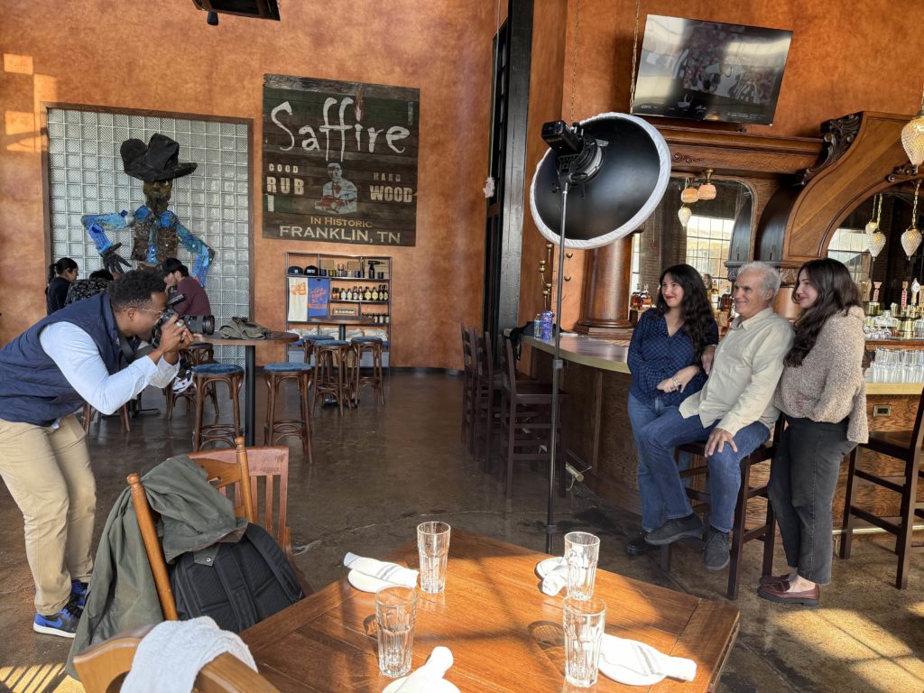pr photos at saffire restaurant